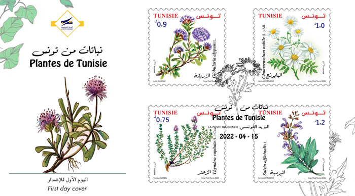 إصدار سلسلة من 4 طوابع بريدية مخصصة للنباتات 